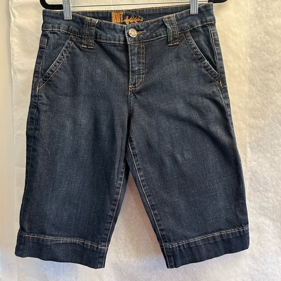 KUT From The Cloth women’s blue jean denim Bermuda shorts Sz-6. W20 - Picture 3 of 11